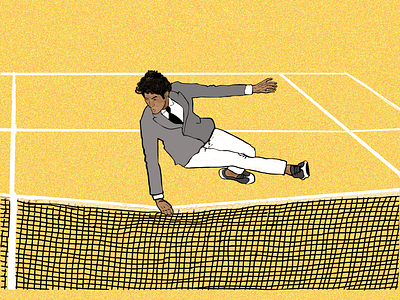 Tennis illustration