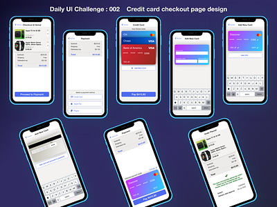 DailyUI Challenge -002- Credit Card checkout page design