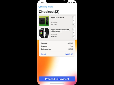 Daily UI Challenge 002 Interaction demo video adobe xd checkout credit card credit card checkout daily ui daily ui 002 iphone xd design