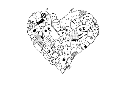 Doodle heart