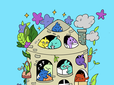 Doodle house