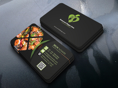 Resturant Business Card ( Front   Back )