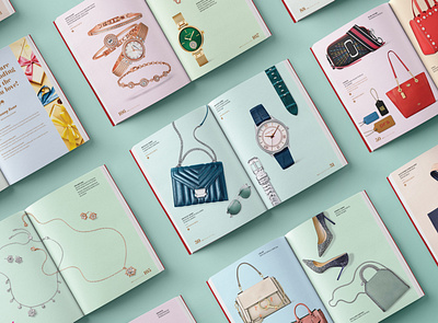 Duty Free Shop, Holiday Gift Guide catalog design