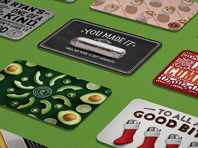 Chipotle, Gift Cards by Jd&co. Design on Dribbble