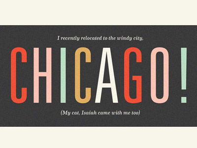 New Website Slideshow chicago colors illustration