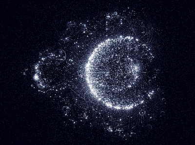 Mandlebrot Galaxy + JavaScript fractal generative generativeart javascript tinycode