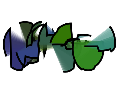 Cubist Graffiti Generator abstract generative javascript tinycode