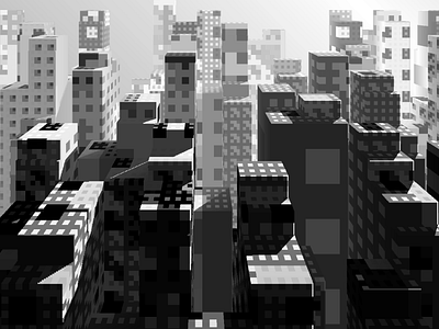 Tiny City HD city generative javascript tinycode