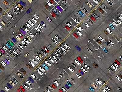 Auto Park - Generative Art abstract arial cars javascript parking