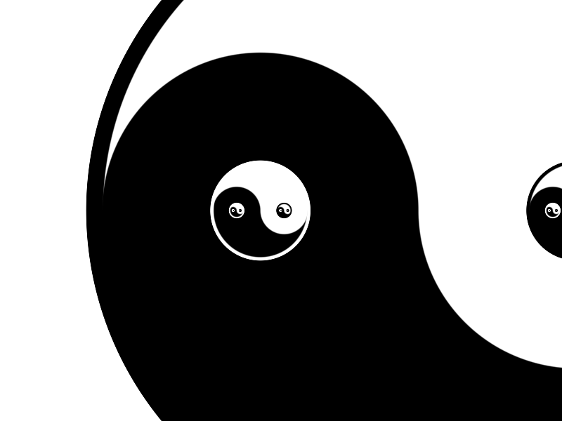 Recursive Yin Yang Loop