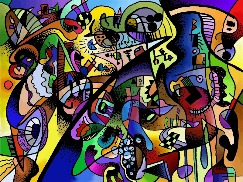 Dreams of a Future Wonderland doodle sharpie abstract