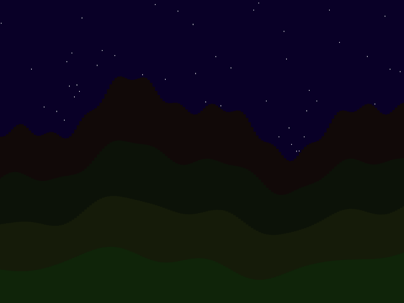 Night Train Window animation generative javascript