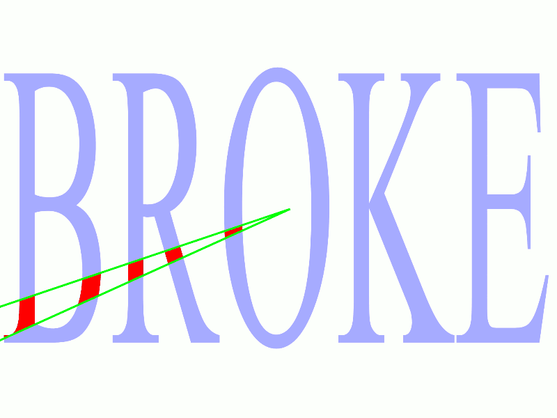 Breaking Broke design javascript tinycode typographic