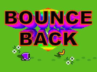 Bounce Back ~ Cover Screenshot game javascript pixelart zelda