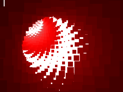 Shattered Tunnel animation javascript loop