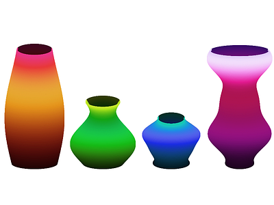 3D Procedural Vases javascript