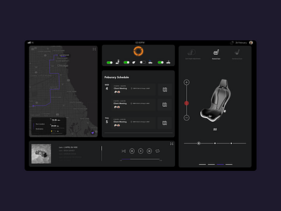 Car Dashboard UI