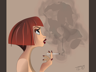 Smoke branding design identity illustration illustrator minimal