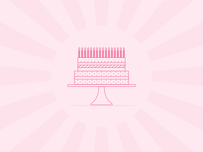 Sixteen Candles 16 birthday cake candles celebration illustration pink sixteen vector webpt