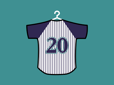 #20 Luis Gonzalez arizona diamondback baseball blog illustration jersey mlb phoenix sports uniform vector webpt