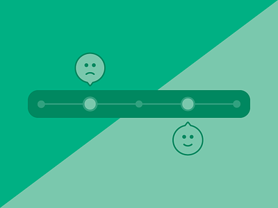 New Survey: Confident But Concerned blog emotion flat happy icd10 icon illustration minimal sad scale slider vector