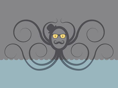 Hipster Octopus