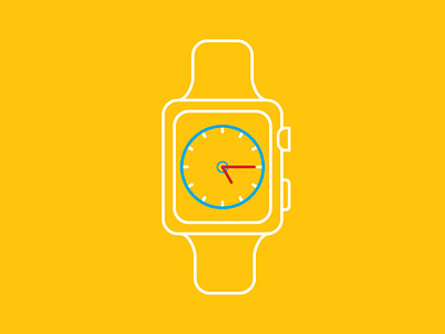 My Apple Watch Says It's 5:15 apple apple watch blog clock icon illustration ios time ui vector webpt wireframe