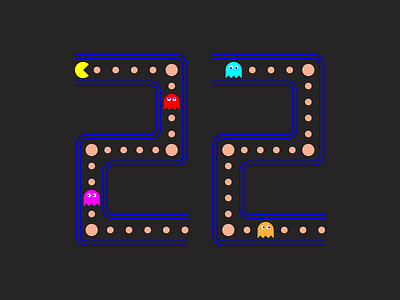 Pac-Man arcade blog game ghost illustration midway namco pac man pacman vector video game webpt
