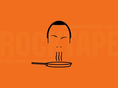 Can you Smell What the RockTape is Cooking? blog cooking dwayne johnson frying pan icons illustration pan rock rocktape tape vector webpt