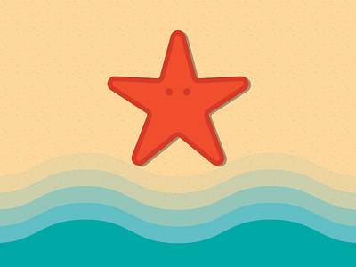 Starfish animal beach blog illustration ocean sand sea starfish vector water webpt