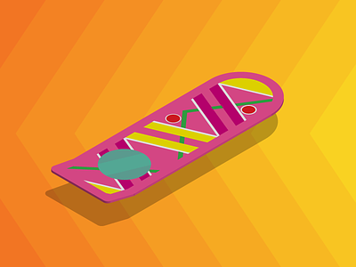Back to the Future: ICD-10 Post-Transition - Hoverboard back to the future blog bttf flat hoverboard icd10 icon illustration mcfly skate vector webpt