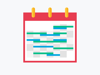 Fill Your Schedule: 10 Strategies to Get More Referrals blog calendar colorful flat google icon illustration minimal schedule simple vector webpt