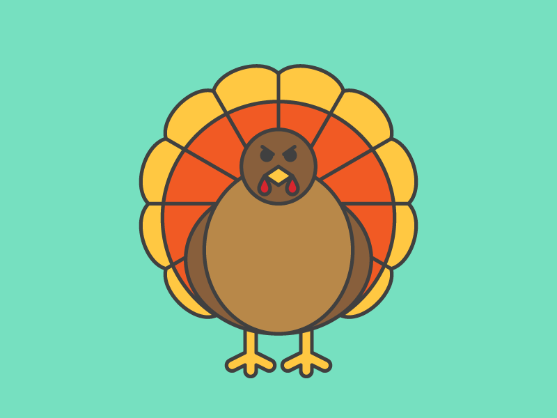 It’s an ICD10 Thanksgiving Evil Turkey by Jesus M. Garcia on Dribbble