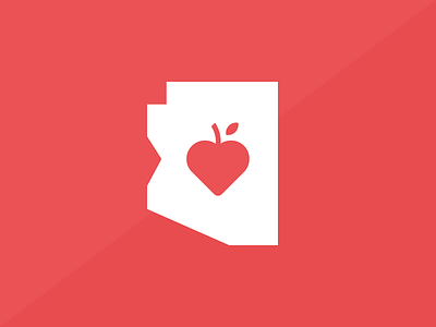 I Support #RedForEd activism apple arizona education icon logo political red for ed state teachers