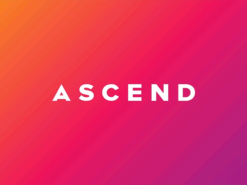 ASCEND-ing Logo Animation animation arizona ascend brand conference gradient logo phoenix webpt