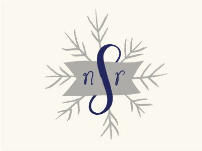 Snowflake Wedding Logo