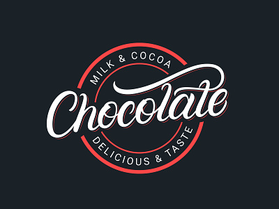 Chocolate Lettering Logo