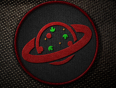 To Infinity and Beyond graphic design graphic designer patch photoshop pizza planet
