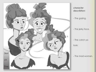 character study poses