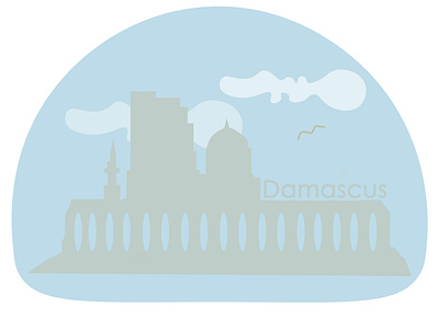 Damascus adobe illustrator adobe photoshop design icon vector art vector illustration