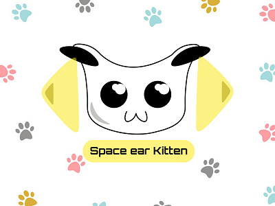 space kitten adobe illustrator adobe photoshop cats design icon illustraion vector vector art vector illustration