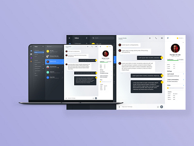 chat dashboard design