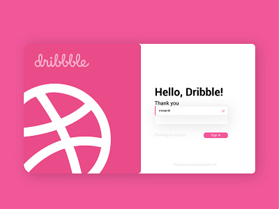 Hello Dribbble