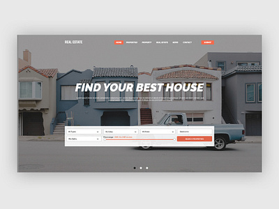 real estate  web design