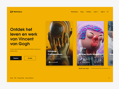 MetaOpus NFT Marketplace #2 nft ui web