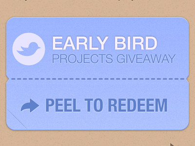 Giftcard: Peel to Redeem app gift card iphone pop ui