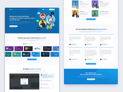 Home landing page UI desktop home page landing page ui ux