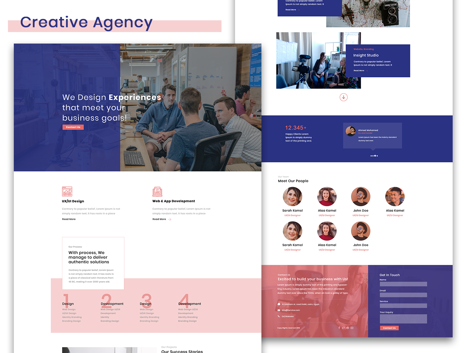 Creative Digital Agency By Radwa Shams On Dribbble
