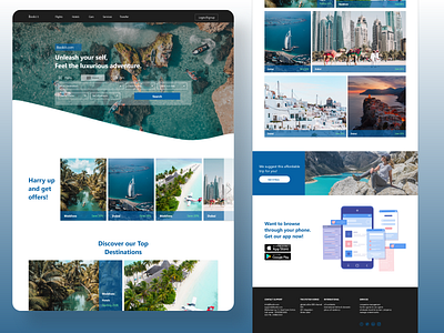 Booking trips website