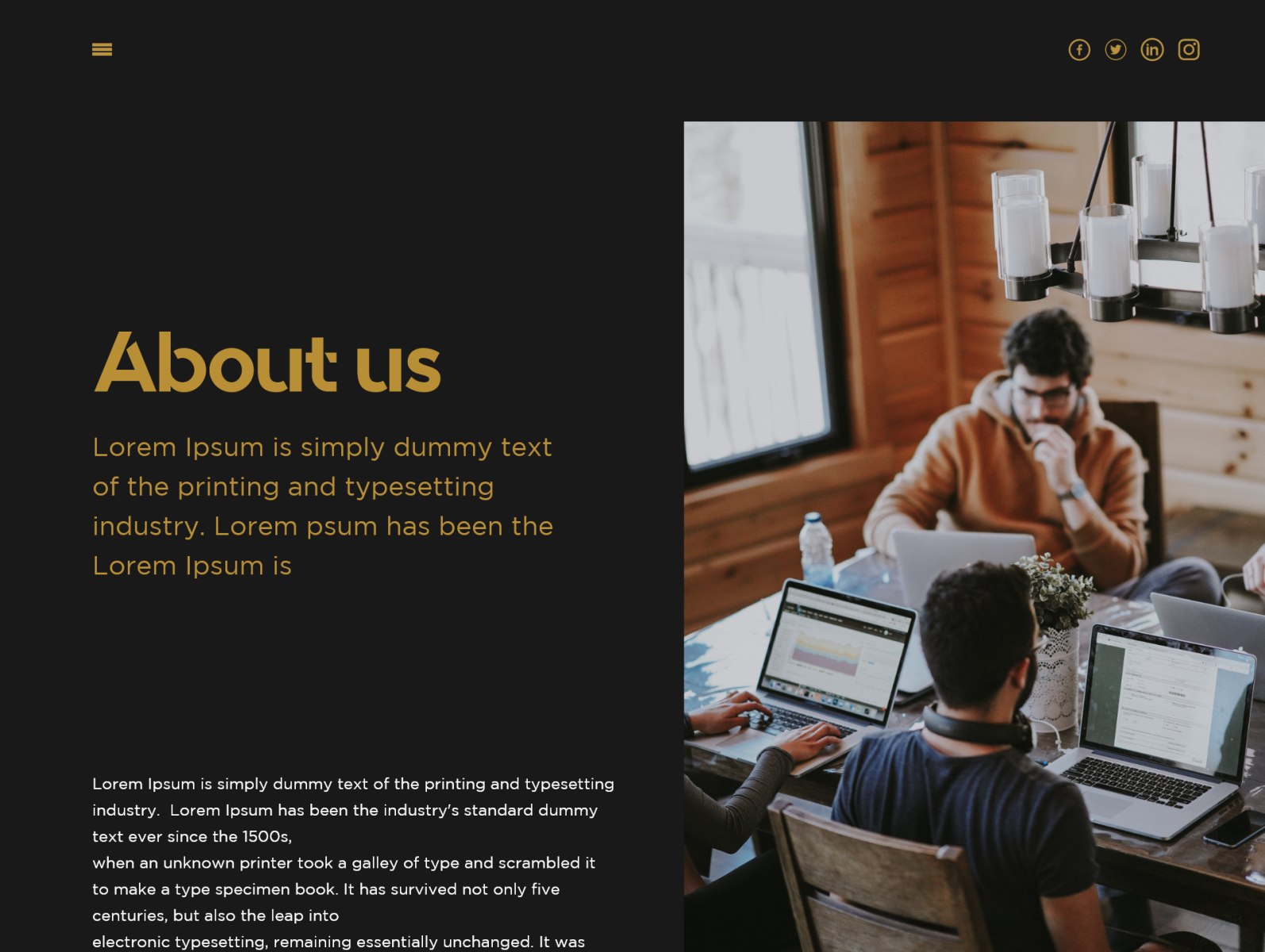 About us page Ui design by Radwa Shams on Dribbble